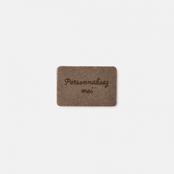 Plaque en chocolat personnalisée