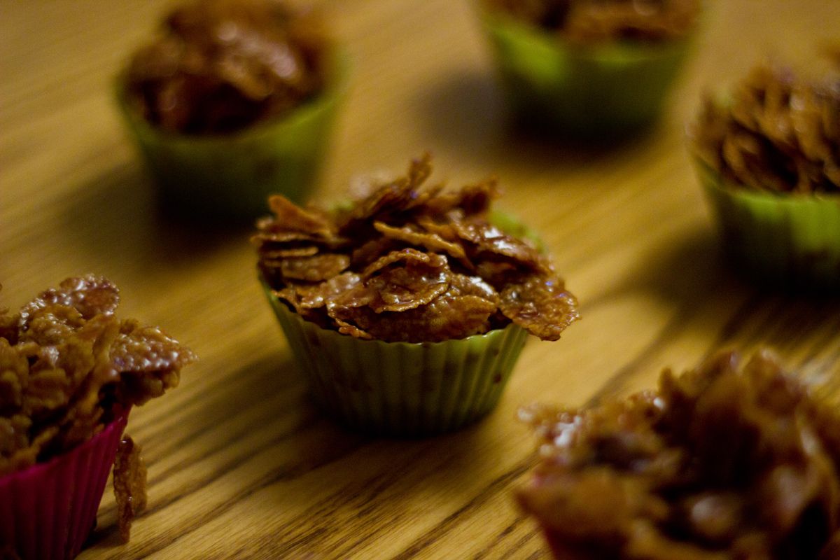 rose des sables : dessert aux corn flakes et chocolat