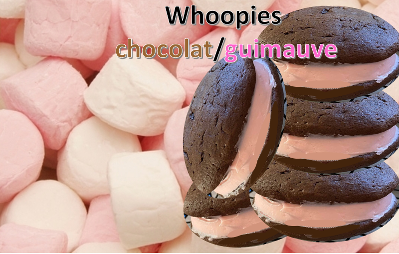 whoopie pie chocolat guimauve