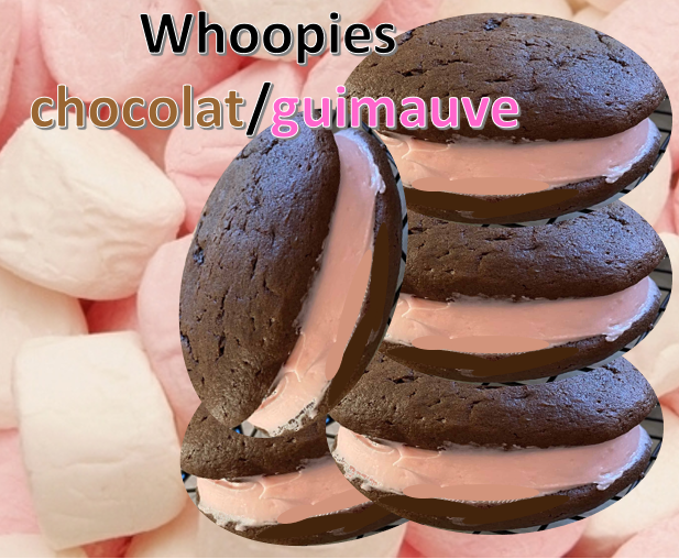 whoopie pie chocolat guimauve